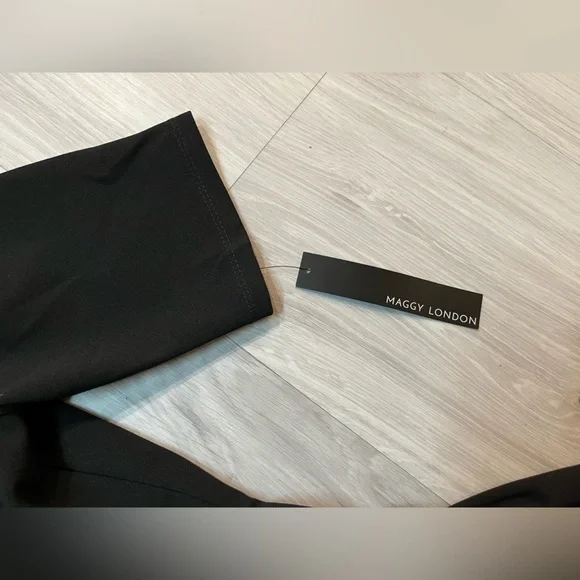 Maggy London Classic Black Midi Dress - Picture 5 of 13